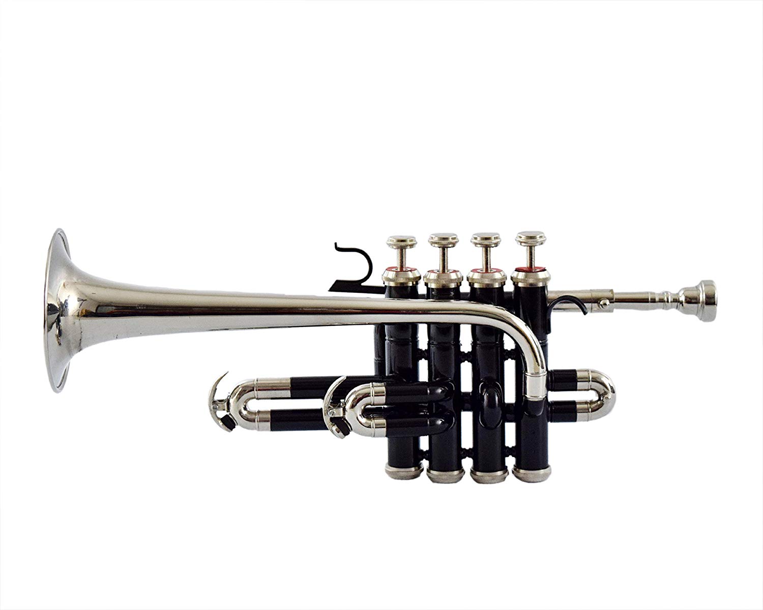 PICCOLO TRUMPET Bb PITCH BLACK COLOR WITH HARD CASE AND MP BRS SALE PERCENTAGE ON