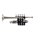 thumbnail image 2 of PICCOLO TRUMPET Bb PITCH BLACK COLOR WITH HARD CASE AND MP BRS SALE PERCENTAGE ON, 2 of 4