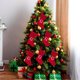 thumbnail image 1 of Medias navideñas con letras bordadas | Medias tejidas de lana | Bolsa de dulces para niños | Decoración festiva para chimenea y árbol, 1 of 4