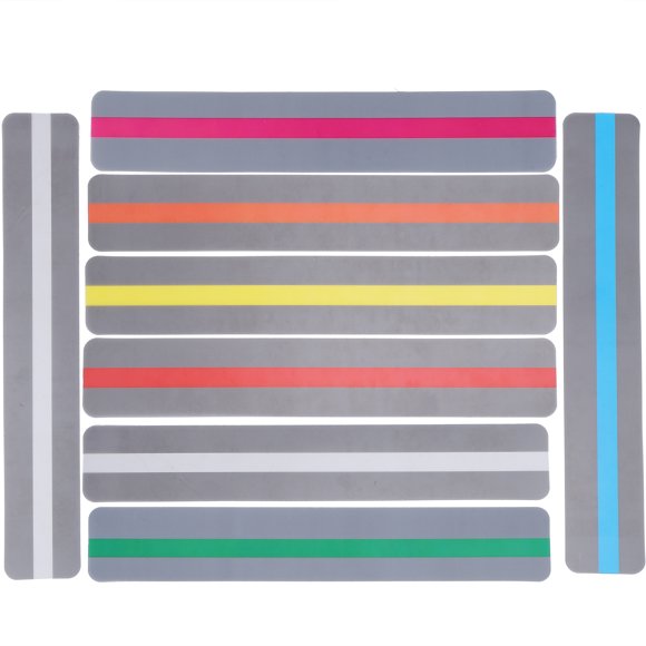 Fueras de Lectura, Marcadores, Lectura de Tiras Destacadas Duraderas 8pcs Guía de Lectura Strips Para Maestros Niños Niños Principios