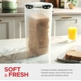 thumbnail image 3 of Bread Storage Container - 2 Pack  Plastic Bread Box with Ingeniously Tray - Airtight Container/Holder for Homemade Loaves and Baked Goods, 3 of 6