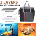 thumbnail image 4 of About 24L Capacity Picnic Insulated Ice Pack Portable Storage Waterproof Cloth+aluminum Film Lining Available In Multiple Colors, 4 of 5