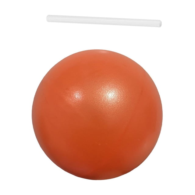 Pelota de pilates pequeña, gruesa y antideslizante, ideal para gimnasia y fitness. Naranja