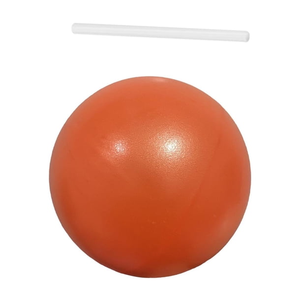 Pelota de pilates pequeña, gruesa y antideslizante, ideal para gimnasia y fitness. Naranja