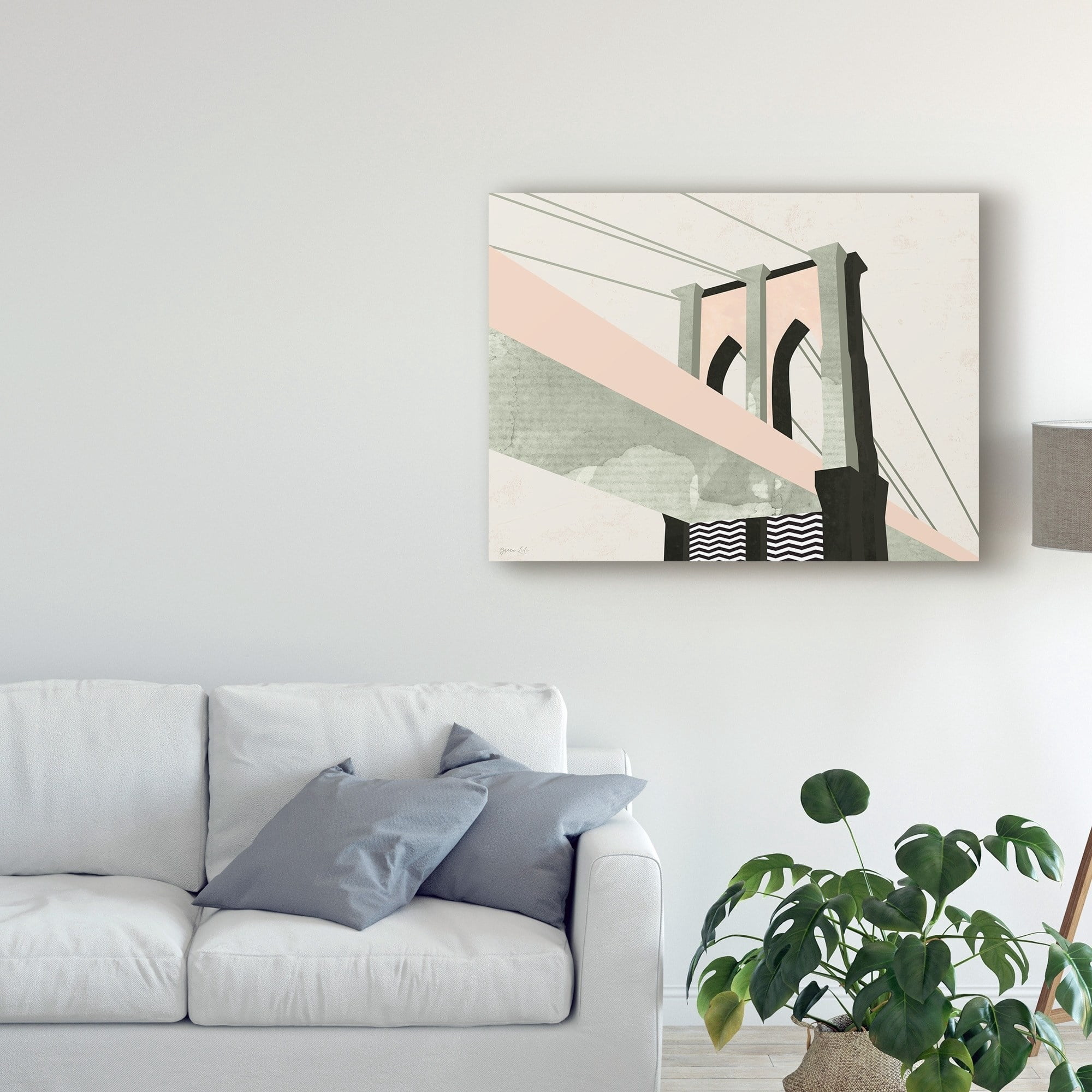 Trademark Fine Art 'Graphic New York IV' Canvas Art by Green Lili