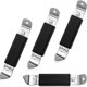 thumbnail image 1 of 4 Pieces Black Magnetic Bottle Openers Classic Stainless Steel Beer Punch Opener Can Tapper Bottle Opener with Magnet for Refrigerator Camping and Tra, 1 of 1