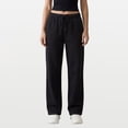 thumbnail image 7 of Common Stitch Women's Straight Leg Fleece Sweatpants, 3-Pack, Deep Pockets, Elastic Drawstring Waist, 7 of 7