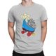 thumbnail image 1 of Camisetas para hombre Roll To The Polls, camiseta vintage de algodón, manga corta, patinaje sobre ruedas, recreativo, calle, deporte, moda., 1 of 7