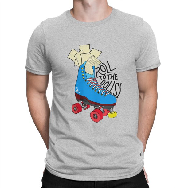 Camisetas para hombre Roll To The Polls, camiseta vintage de algodón, manga corta, patinaje sobre ruedas, recreativo, calle, deporte, moda.