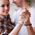 thumbnail image 7 of Couples Magnetic Mutual Attraction Bracelets Matte Agate Bracelet, 7 of 7