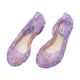 thumbnail image 2 of par de hermosas sandalias de plástico color gelatina para niñas pequeñas, talla 37, color morado., 2 of 7