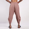 thumbnail image 4 of VBARHMQRT Flare Sweatpants Men's Large Size Breathable Large Pocket Lace up Solid Color Cropped Pants, 4 of 5