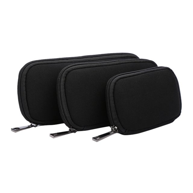 Bolsa de almacenamiento para discos U, portátil, organizador de unidades flash USB, bolsa protectora de almacenamiento, tallas S/M/L