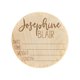 thumbnail image 1 of Xihbxyly Letrero de Madera con Nombre, Anuncio de Nacimiento de Bebé Grabado con Láser, Placa Personalizable con Bolígrafo, Decoración para Habitación Infantil, Regalo Perfecto para Baby Shower, Tama, 1 of 1