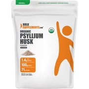 BulkSupplements Organic Psyllium Husk Powder - 100 Grams (3.5 oz)