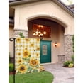 thumbnail image 3 of Sunflower Garden Flag 12x18 Inch Double Sided Yellow Plaid Outdoor Garden Banner for Porch Balcony Yard Seasonal Holiday Welcome Decoration, 3 of 6