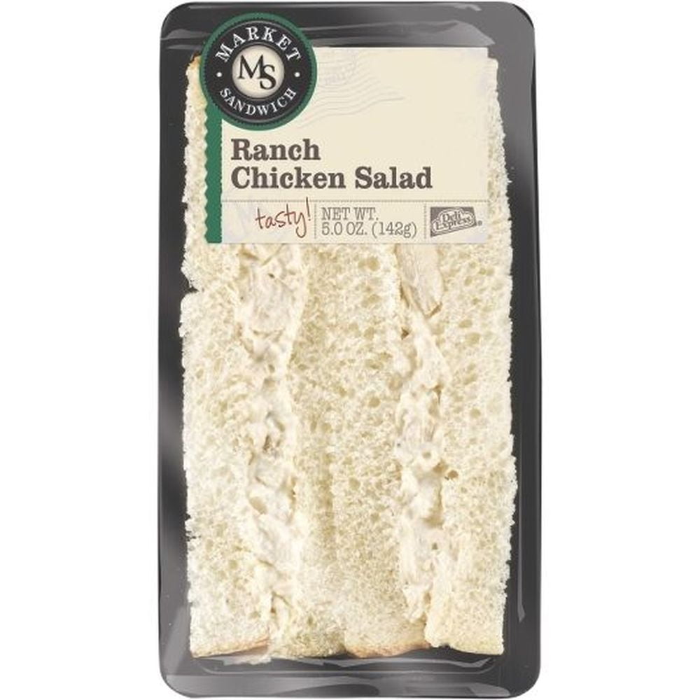 Deli Express Ranch Chicken Salad Wedge Sandwich 5 Ounce -- 10 per case