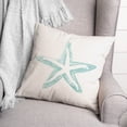 thumbnail image 3 of Creative Products Simple Starfish Teal 18x18 Spun Poly Pillow, 3 of 3