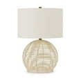 thumbnail image 1 of Henn&Hart 15" Rattan Wood/Fabric Table Lamp, 1 of 11