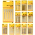 thumbnail image 1 of 60Pcs Jig Saw Blade Set High Carbon Steel Assorted Saw Blades with T-shank Sharp Fast Cut Down Jigsaw Blade Woodworking Tool, 1 of 9