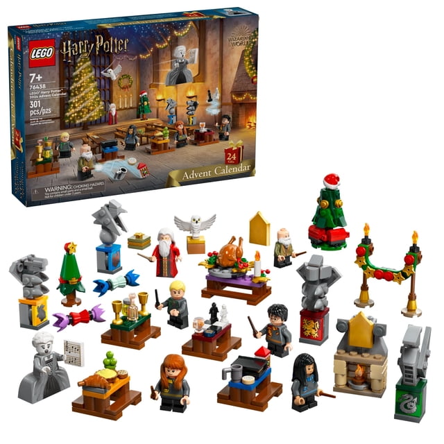 LEGO Harry Potter Calendario de Adviento 2024, Regalo de Cuenta Regresiva Navideña, Juguete Que Incluye Figuras de Harry Potter, 76438