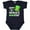 Navy Blue, variant on Inktastic Happy St. Patrick's Day Green Hat and Clovers Boys or Girls Baby Bodysuit