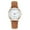Brown 6A3, variant on Wuztai Digital Quartz Watch for Men Women, Frosted Leather Strap Casual Fashionable Watch, Small Fresh Style Watches Daily Wear