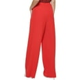thumbnail image 2 of DKNY Womens Stretch Pull On Wide Leg Pants, 2 of 2