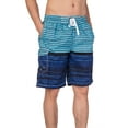 thumbnail image 4 of DODOING Mens Striped Swim Trunks Board Shorts Quick Dry Shorts with Mesh Lining Swimwear Bathing Suits, 4 of 6