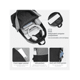thumbnail image 4 of Mochila De Estudiante, Mochila Para Laptop, Capacidad De 18 L Malubero negro con gris, 4 of 4