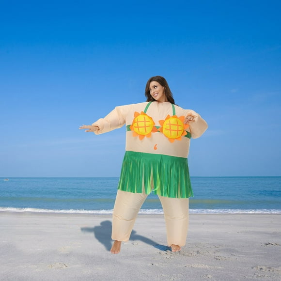 DPTALR Hawaiian Carnival Sunflower Hula-hula Annual Activities Weird Stage Inflatable Performance Costumes