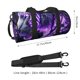 thumbnail image 2 of Balery Purple Pattern White Tiger Bolsa de Gimnasio para Mujeres y Hombres, Bolsa de Viaje Impermeable, Bolsa de Fin de Semana con Compartimento para Zapatos y Bolsillo Húmedo, 2 of 6