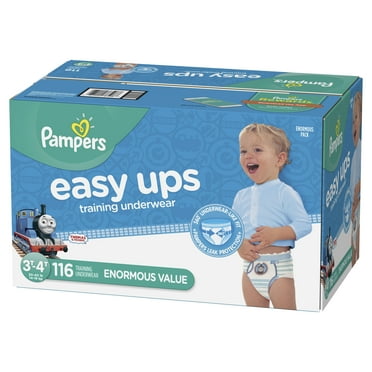 Pampers Easy Ups Training Underwear Boys & Girls, Size 3T-4T, 116 Count (Packaging May Vary)