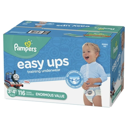 Pampers Easy Ups Training Underwear Boys Size 5 3T-4T 116 Count