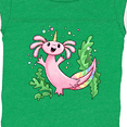 thumbnail image 4 of Inktastic Axolotl Unicorn with Rainbow Tail, Bubbles and Seaweed. Boys or Girls Baby Bodysuit, 4 of 5