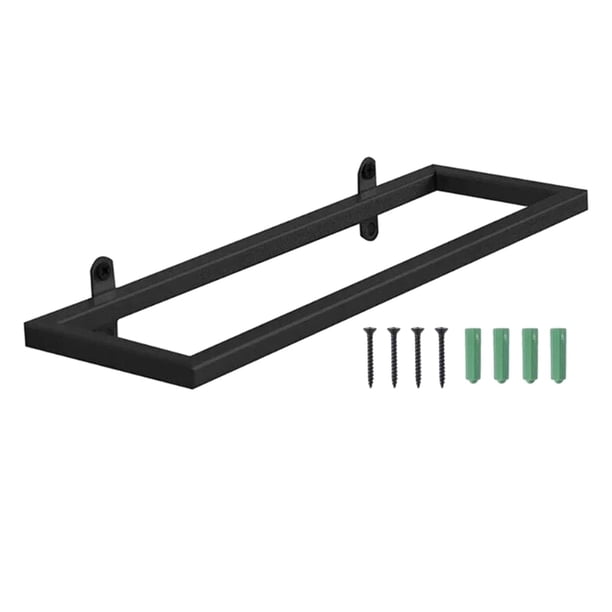Estante para copas de vino, soporte para tazas, organizador multiusos para tazas, soporte para tazas montado en la pared para tazas de agua de cocina Negro