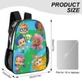 thumbnail image 2 of Bubble Guppies Cartoon Clear Backpack 17 Inch Transparent Bag Laptop Daypack Large Capacity Clear Through Backpack Travel Bag, 2 of 8