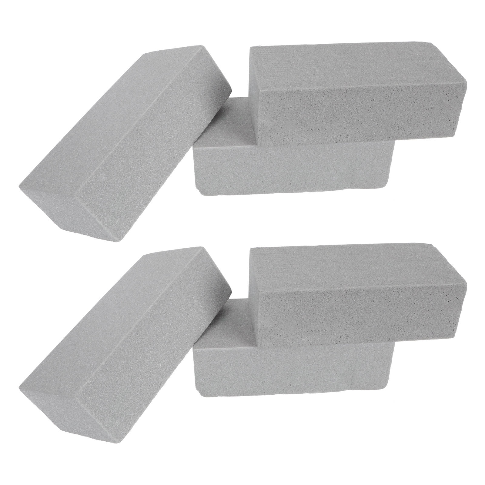 Raindrops 6-Piece Black Floral Foam Blocks for Flower Arranging, 22.5 x 10.5 x 7 in, Perfect for Florists, Flower Shops, and Floral Projects