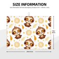 thumbnail image 2 of Fotbe Sloth Yoga Alfombrilla de Secado para Cocina con Estampado, 18x24 Pulgadas, 2 of 7