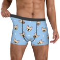 thumbnail image 2 of Kdxio Men's Boxer Briefs with Cute French Bulldog Print - Comfortable and Breathable Underwear for Everyday Wear, 2 of 7