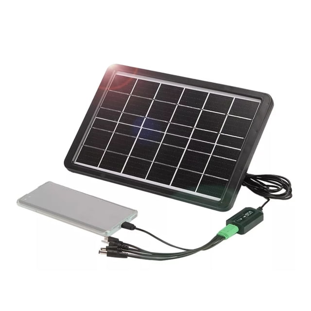 Cargador Solar Moreka Mr-100 Panel Solar Monocristalino 8w