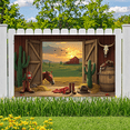 thumbnail image 4 of Rustic Theme Western Banner Farmhouse Party Cowboy Decoration for Western Party Indoor Outdoor Event Farm Theme, 4 of 9