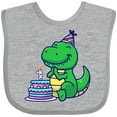 thumbnail image 3 of Inktastic T-rex 1st Birthday Boys or Girls Baby Bib, 3 of 4