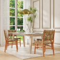 thumbnail image 6 of Banana Weave Dining Chair - Set of 2 - Caramel, 6 of 10