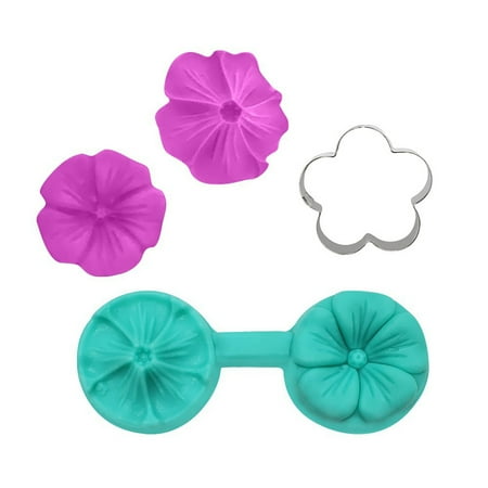 

WEPRO Flower Sugar Art Mold Silicone Molds Cake Handmade Baking Tools DIY Tool