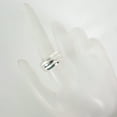 thumbnail image 4 of Pre-Owned TIFFANY 925 Double Line Ring, Size 12, j20-10 (Good), 4 of 9
