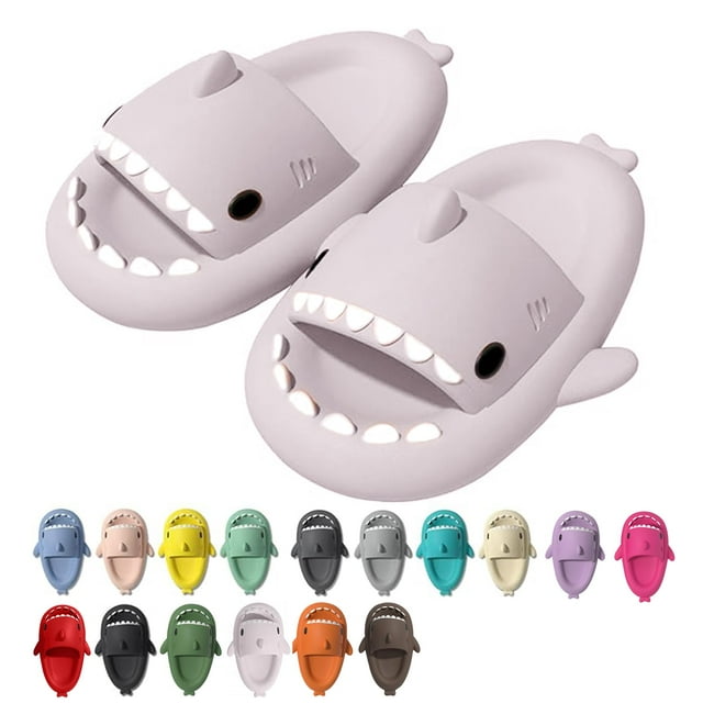 Sandalia rosyclo Shark Cute Slides, antideslizante, rosa claro, 38/39