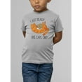 thumbnail image 2 of Old Glory Toddler I Just Really Like Cats Ok Cute Short Sleeve Graphic T Shirt, 2 of 6