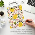 thumbnail image 5 of FMSHPON Flower Lemon Clipboard Hardboard Wood Nursing Clip Board and Pull for Standard A4 Letter 13x9 inches, 5 of 7