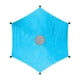 thumbnail image 1 of Cubierta de sombra para trampolín, solo protección solar para trampolín de 6 postes, resistente al desgarro, color azul 2.44m, 1 of 9